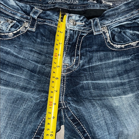 Miss Me Women's Distressed Blue Skinny Jeans Sz 28 - Picture 11 of 12